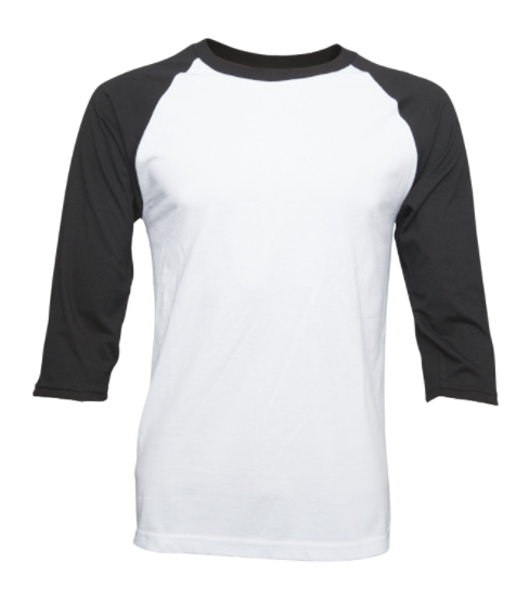 Raglan 3/4 Sleeves Baseball Shirts